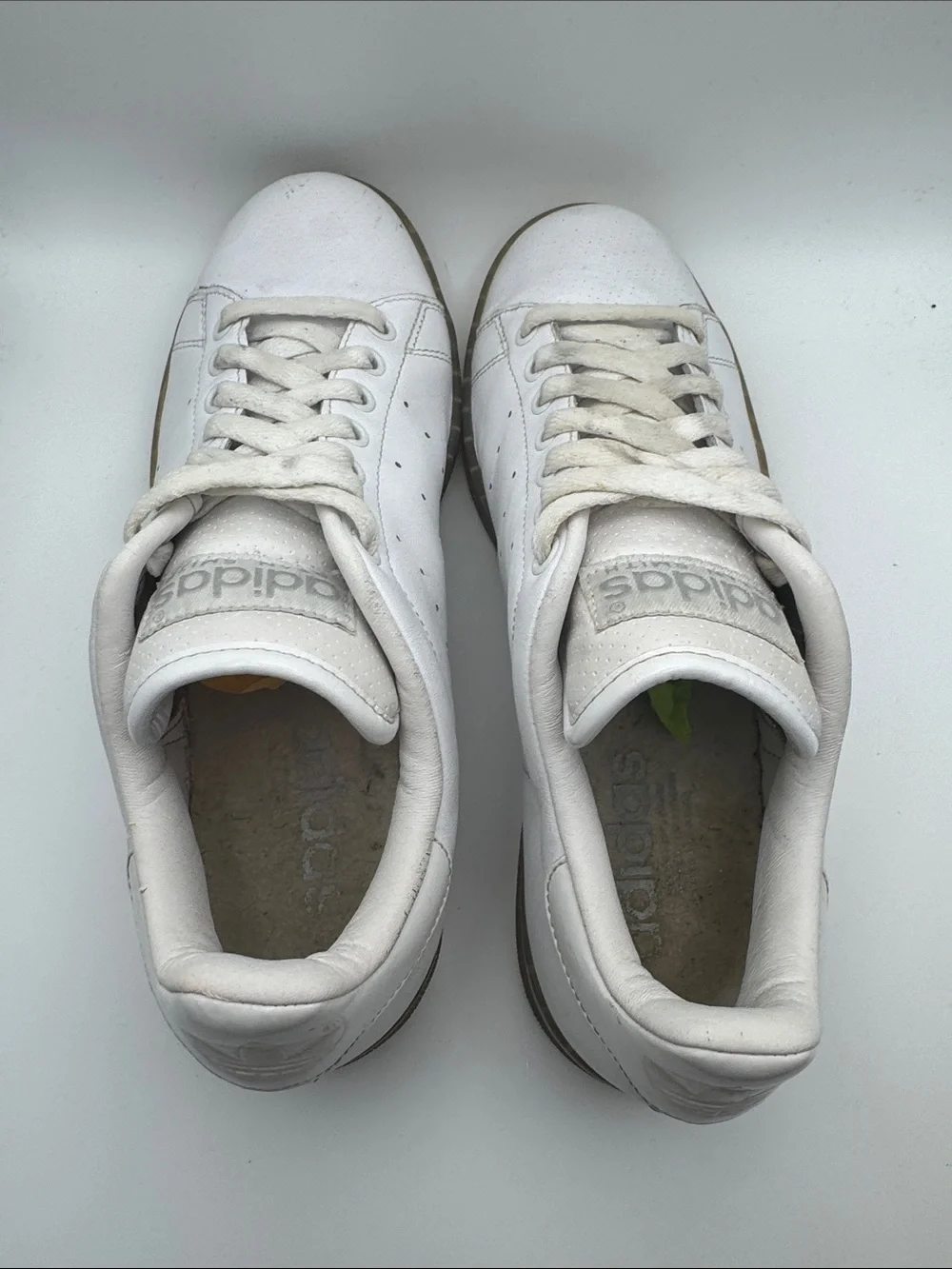 VINTAGE 2007 ADIDAS STAN SMITH WHITE TOE SNEAKERS MEN'S SIZE US 9